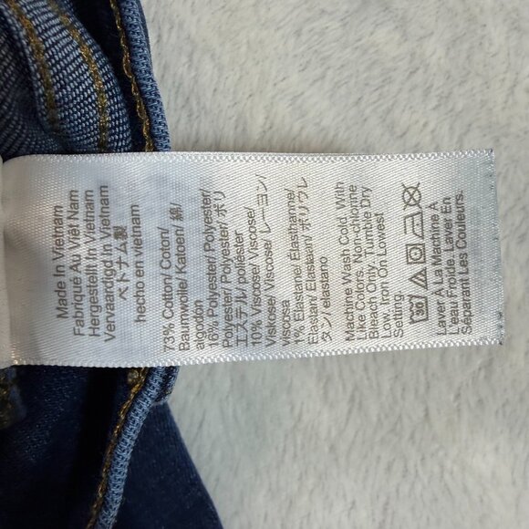 J.Crew 33X32 Full Length Flare Jean Dark Wash Stretch Denim High Rise Classic - Picture 11 of 11